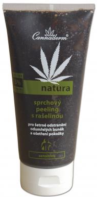 Natura - sprchový peeling s rašelinou 200ml